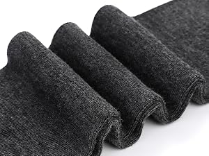 6 Pairs Over Knee Thigh Socks Knee-High Warm Stocking Women Boot Sock Leg Warmer High Socks for Daily Wear, Cosplay