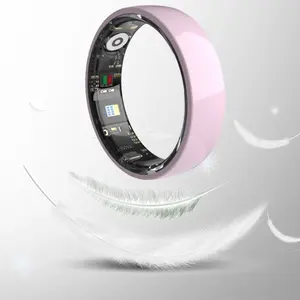 2026 New Smart Ring, Wearable, Sleep & Heart Rate Monitoring, 5atm Waterproof for Swimming, Unisex Couple Style, Compatible with Android & iOS
