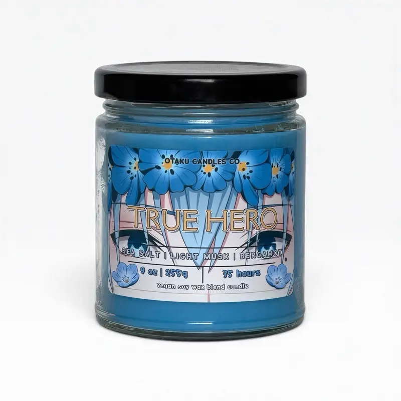 True Hero Candle - Anime Beyond Journey's End Inspired | Fantasy Candle | Vegan Candles | Anime Gifts