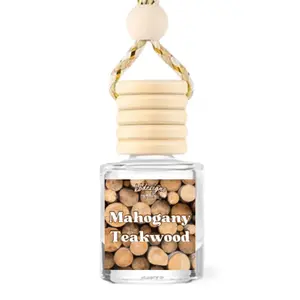 Mahogany Teakwood - Hanging Car Freshener - Air Freshener - Reed Diffuser