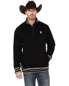 Rank 45 Men's 45&Reg; Bring It 1/4 Zip Pullover - Rmho22sw6-Blk