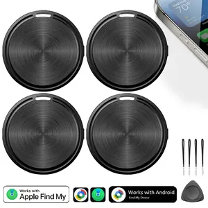 Apple Airtags GPS Tracker Compatible with Find My APP, Ideal for Luggage Keys Backpacks, Supports Android & iOS Devices, Lithium Metal Batteries Included