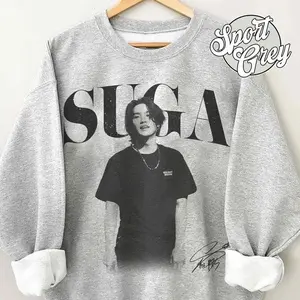 Yoongi Suga B.T.S Tour Arirang Vintage Comfort Colors Shirt Sweatshirt 26326HC12