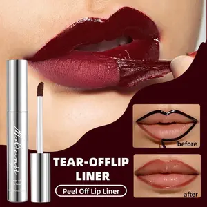 Long-Lasting Matte Lip Liner Pencil, Liquid Lip Liner, Lip Liner Makeup, Waterproof and Smudgeproof, High Pigment Color, Easy to Apply, Perfect for Daily Use and Special Occasions