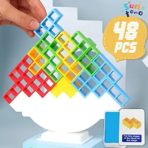 Suntomo Balance Board Games for kids Boys and girls, Balancing Games, Interactive Balance Stacking Board Game For Family GameNights, 2-4 players, Improve hands-on ability