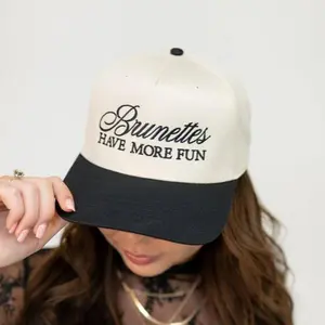 BRUNETTES HAVE MORE FUN HAT