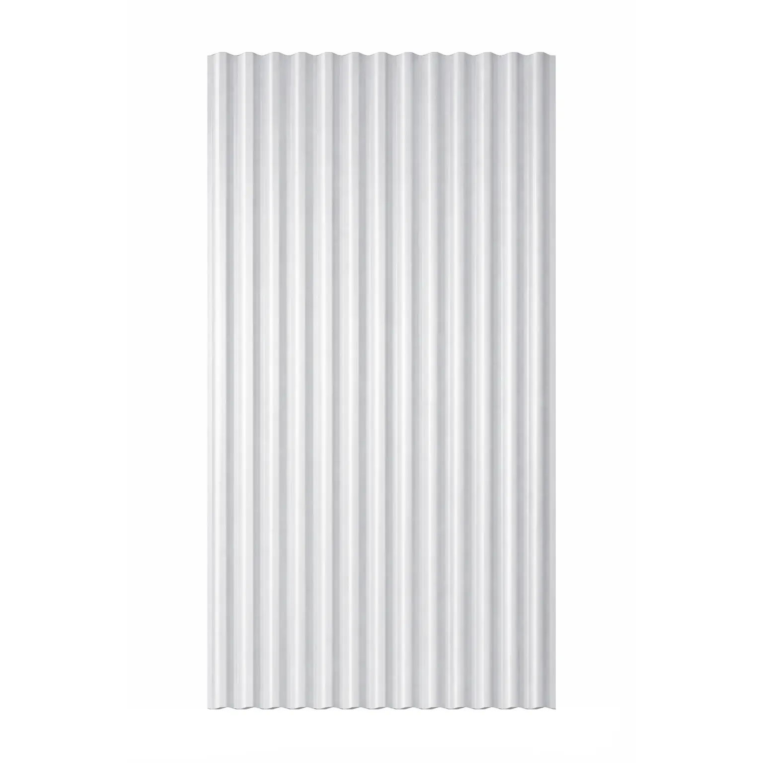 10 Pcs - Clear Polycarbonate Corrugated Trapezoid Roof Panels - 72" L x 21" W - 10 piece Pack - UV Protected Waterproof Roof Sheets