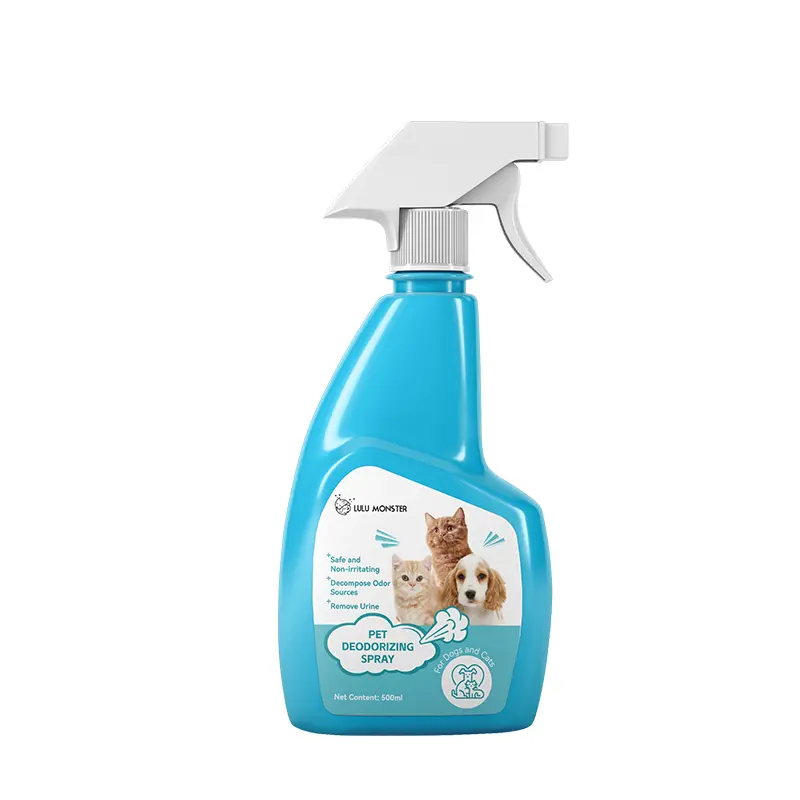 Pet Stain and Odor Remover, Pet Urine Odor Eliminator Spray- Floor & Carpet Cleaner Spray,, Fabric Spray W/Fresh, Clean Scent（20 oz）, Deodorizer, Odor Control Solutions
