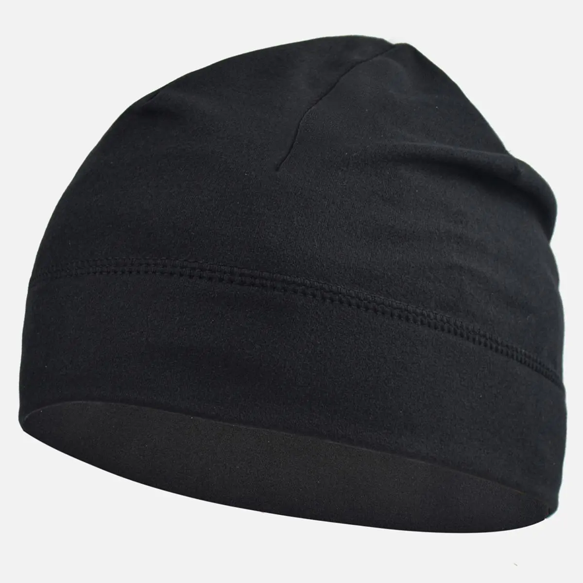 Solid Color Cycling Beanie, 1 Count Windproof Warm Hat for Men & Women, Outdoor Sports Hat for Cycling, Skiing, Running, Hiking, Camping, Fishing, Cycling Cap, Cycling Lightweight Hat, Beanie Fitted, Sports Outdoor Hats, Running Workout Hat