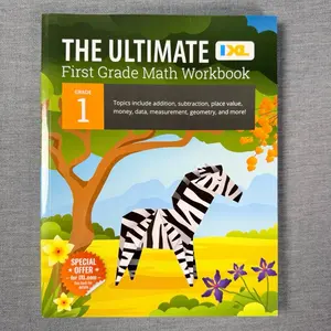 The Ultimate Grade 1 Math Workbook: Addition, Subtraction, Place Value, Money, Data, Measurement, Geometry, Bar Graphs, Comparing Lengths, and Telling Tim (IXL Ultimate Workbooks)