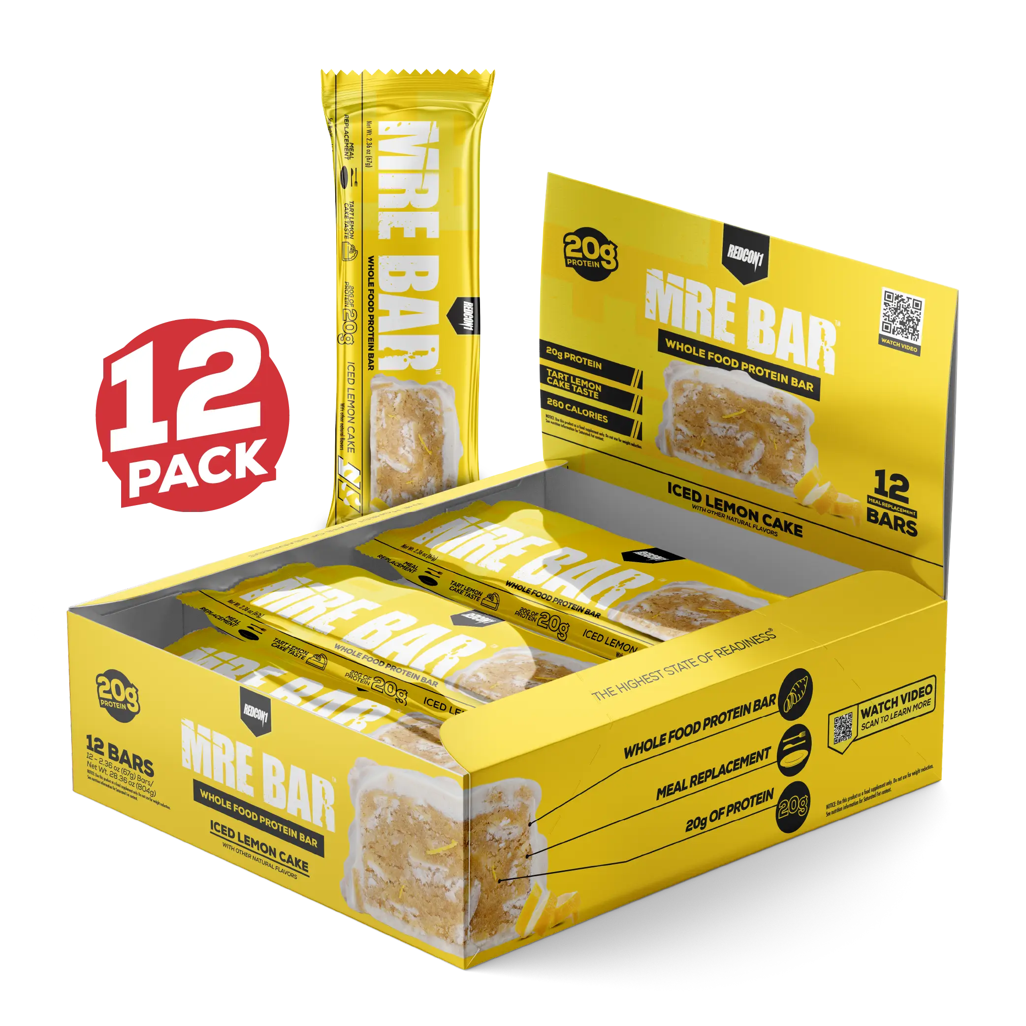 MRE PROTEIN BAR (1 BOX/ 12 BARS)