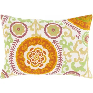 Goldvein Multicolor Floral Lumbar Pillow - Clearance