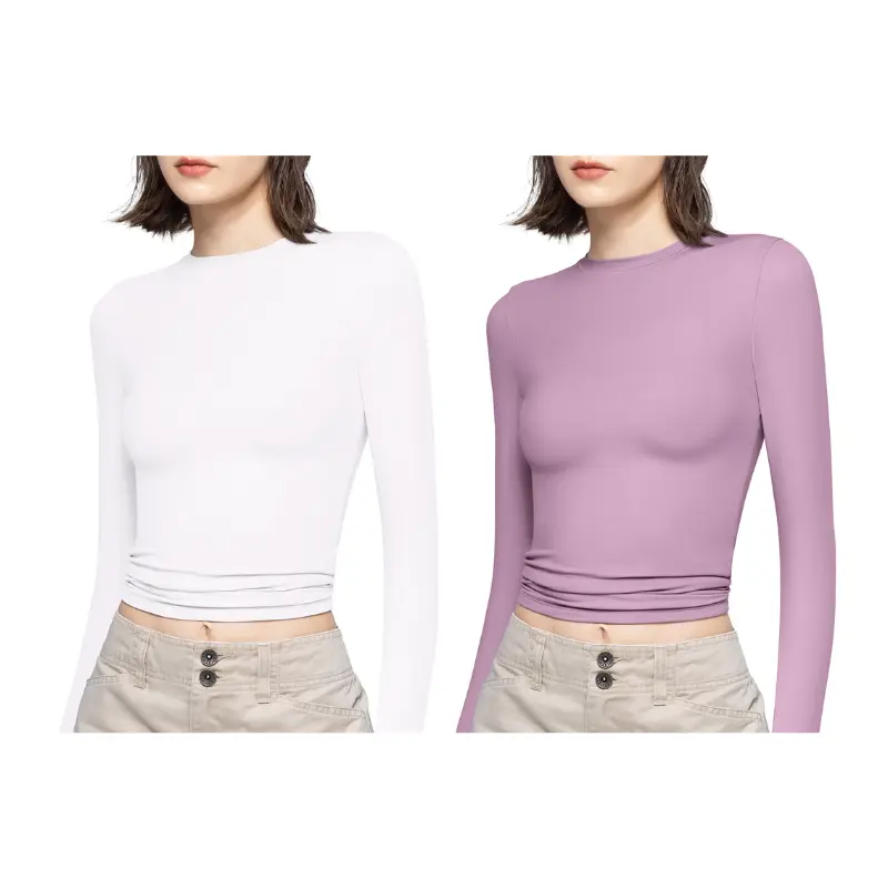 White M + Mauve M