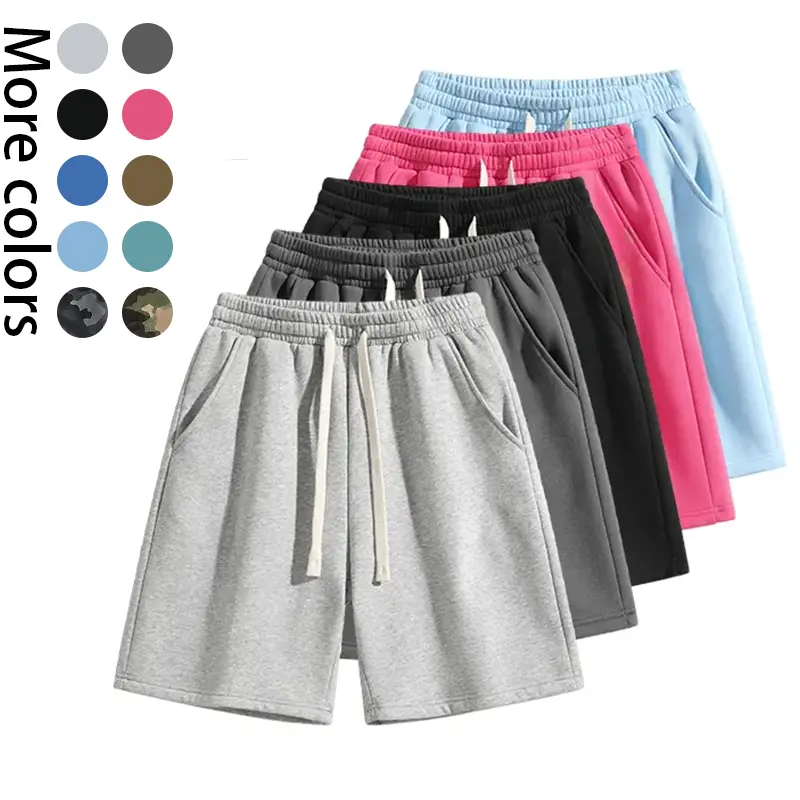 Men’s shorts, suitable for spring and summer wear. Solid-color casual shorts that are lightweight and comfortable, featuring drawstring belts for easy adjustment—suitable as a couple gift. Beige Activewear short shorts shorts for summer jorts for men