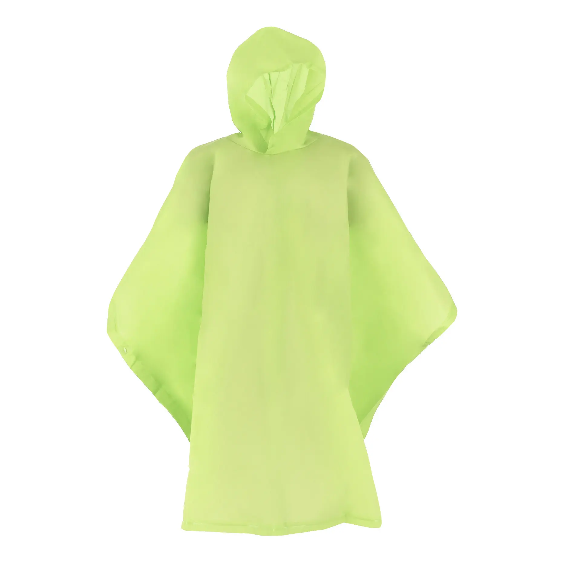 Totes Kids' Hooded Pullover Rain Poncho with Snaps, Ponchos