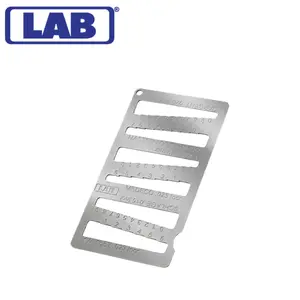 LAB - LKG002 - 6 in 1 Key Gauge / Decoder - Schlage - Kwikset - Medeco - Yale - Master - Sargent