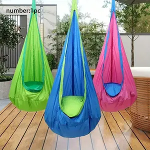 New Outdoor Portable Umbrella Cloth Swing Bed, Indoor Courtyard Hanging Chair with Inflatable Cushion, Includes Accessories, Patio Swing