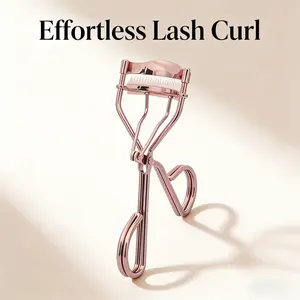 Rose Gold Eyelash Curler with Built-In Comb | Professional Lash Curler for All Eye Shapes, No Pinch, Long-Lasting Curl for Natural & Dramatic Lash Looks for Flawless Lashes