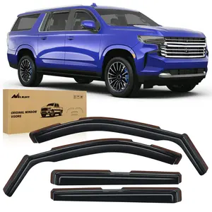 Nilight Durable in Channel Rain Guards for Chevy Suburban 2021 2022 2023 2024 2025 Window Deflectors, Vent Window Visors-4pcs Car Cover Auto Accessories Truck dealsforyoudays