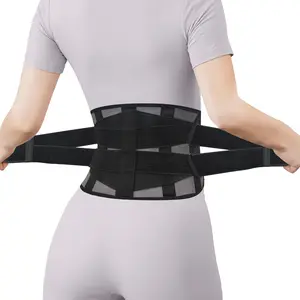 LibertyMove Lumbar Support for Lower Back Pain, Sciatica, Scoliosis, Herniated Disc, Sedentary Office Work | Breathable, Stay Cool, No Sweaty,  Dual Adjustable Waist Lumbar Support Belt with 7 Stays & Removable 8.6″ Lumbar Pad, Mother's Day Gift