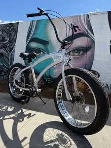 **PRE-ORDER** SIKK SS Aluminum Frame Polished 7 Speed UFO Fat Tire Cruiser