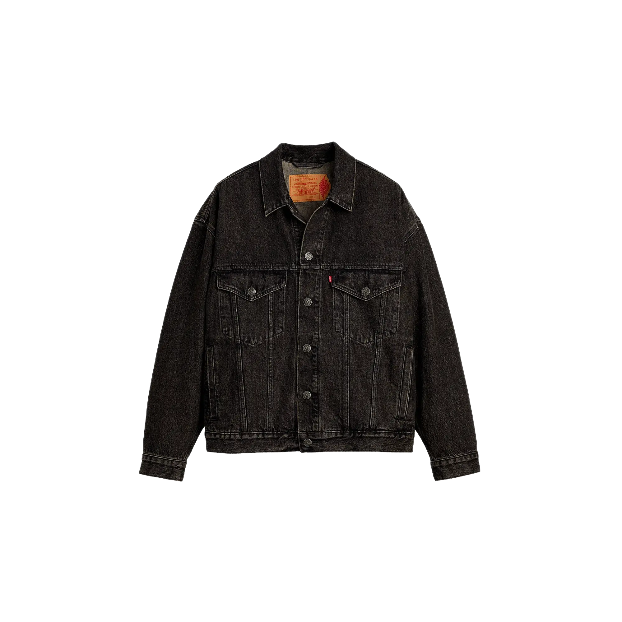 Jordan x Levi's Type III Trucker Jacket "Black / Wash Black" 055FC-0000