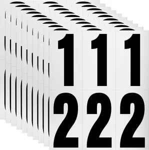60 Numbers, Reflective Adhesive Mailbox Number Pack, 3", Waterproof Number Stickers for Signs, Door, Cars, Trucks, Home, Business, Address Numbero., Ltd.o., Ltd.o., Ltd.o., Ltd.o., o., Ltd.o., Ltd. Shenzhen Ruihuan Technology Co., Ltd.