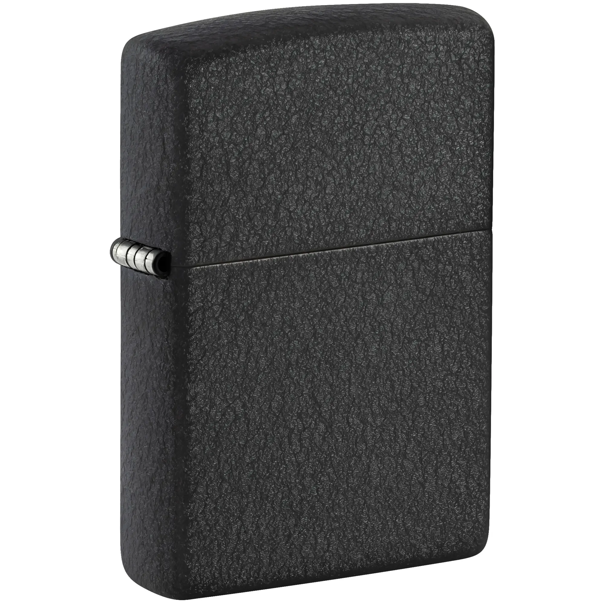 Zippo Black Crackle Pocket Lighter - Made in USA