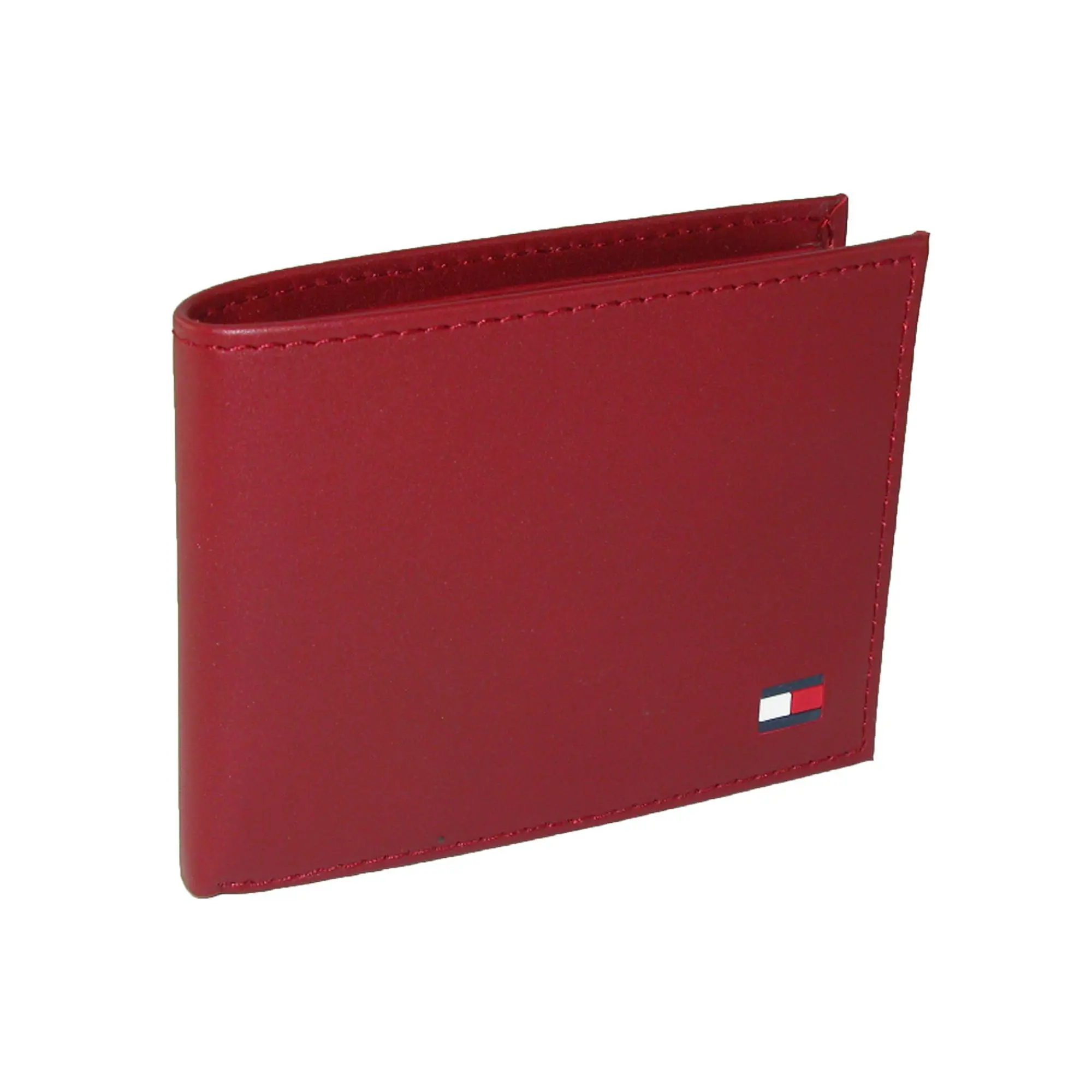 Tommy Hilfiger Men's Leather Dore Passcase Bifold Wallet, Passcase Wallets