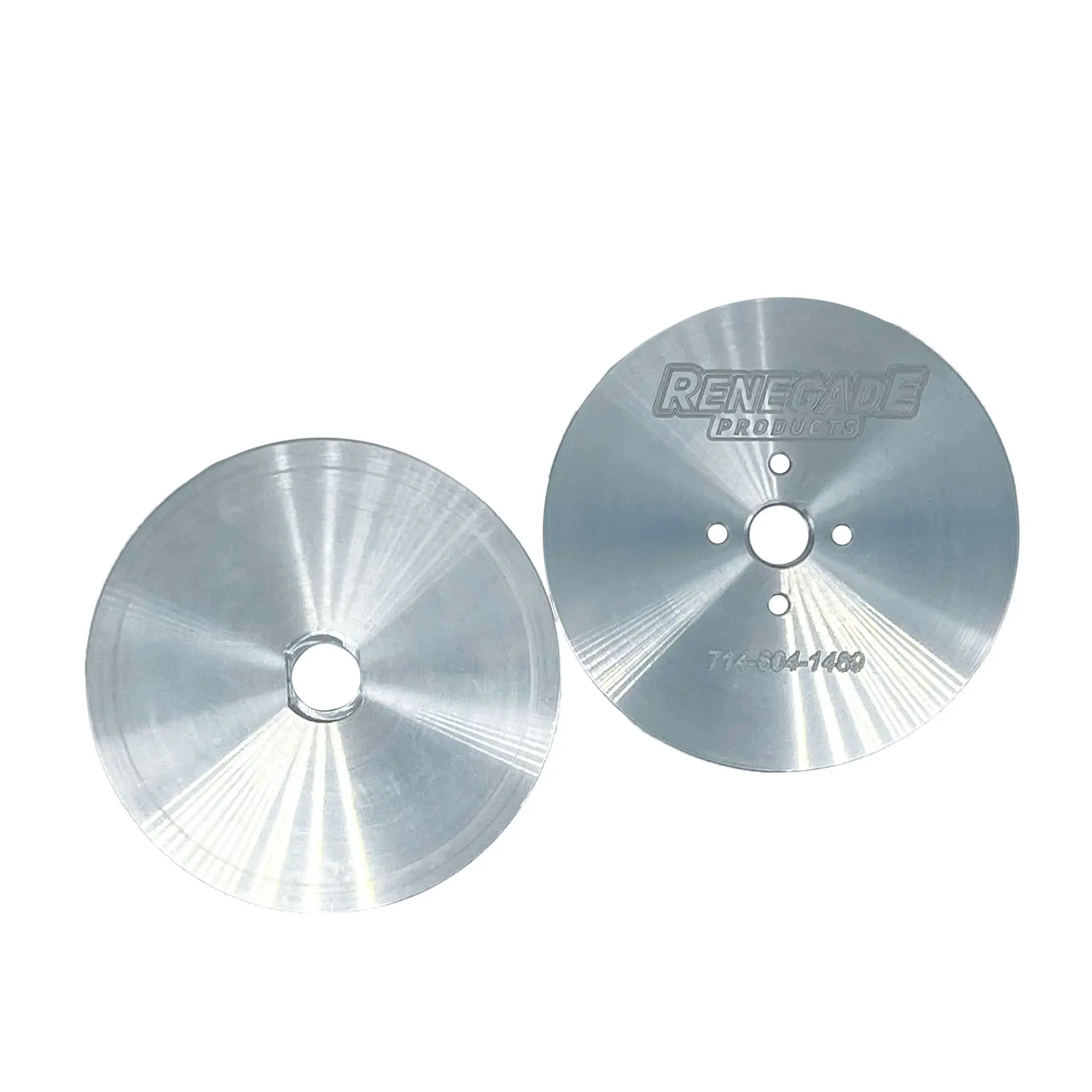 Renegade Products Insertable Safety Flanges for High Speed Polishing – For Buffing Wheels with Center Plates