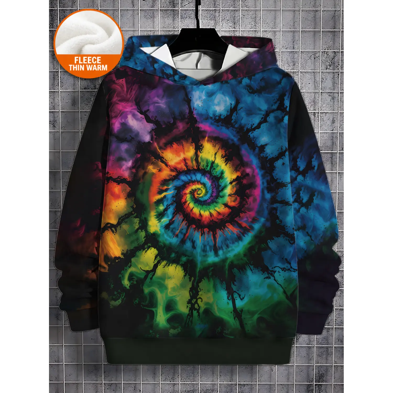 Men's 3D Funny Young Fashionable Atmosphere Digital Print Pullover Hooded Sweatshirt for Spring Autumn Winter Sports - Comfortable Warm Natural Inspired Premium Print Quality Machine Washable Fabric