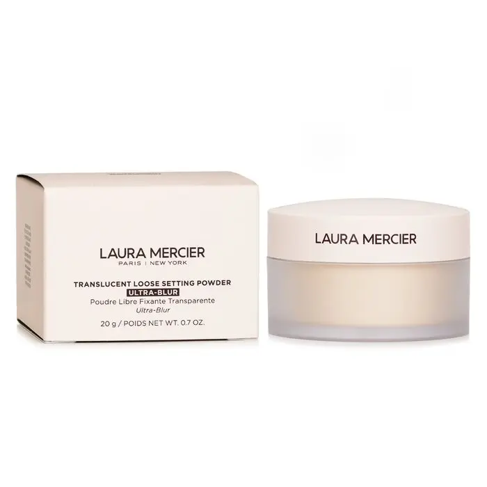 Laura Mercier Translucent Loose Setting Powder - Ultra Blur, 20g, Makeup Products, Cosmetic with Hyaluronic Acid for All Skin Types