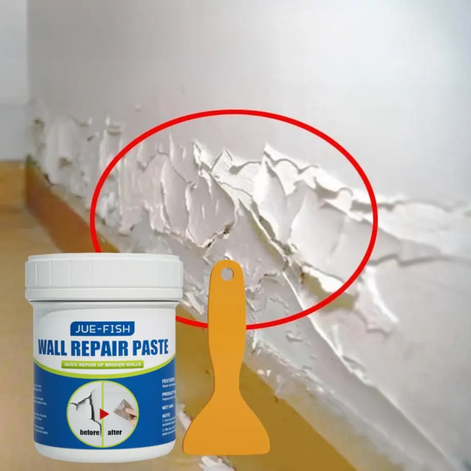 Drywall Repair Kit, Wall Repair Paste with Scraper, Quick & Easy Household Wall Caulk Wall Repair Sealant, Wall Repair Putty for Repairing Plaster Dents & Wood Scratches, Wall Hole Putty, Hole Filling Putty, Wall Hole Filler, Caulking