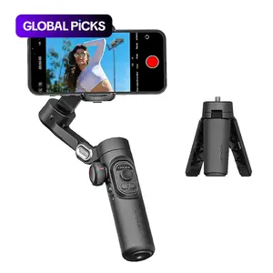 Handheld 3-Axis Anti-Shake Shooting Stand (1 Count), Rotating Automatic Face Tracking Stabilizer for Live Video, Phone Accessory for Content Creators, Smartphone Camera Accessories