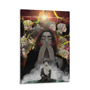 Eren Yeager Poster - Attack on Titan Anime Wall Art, Motivational Manga Print, Aesthetic