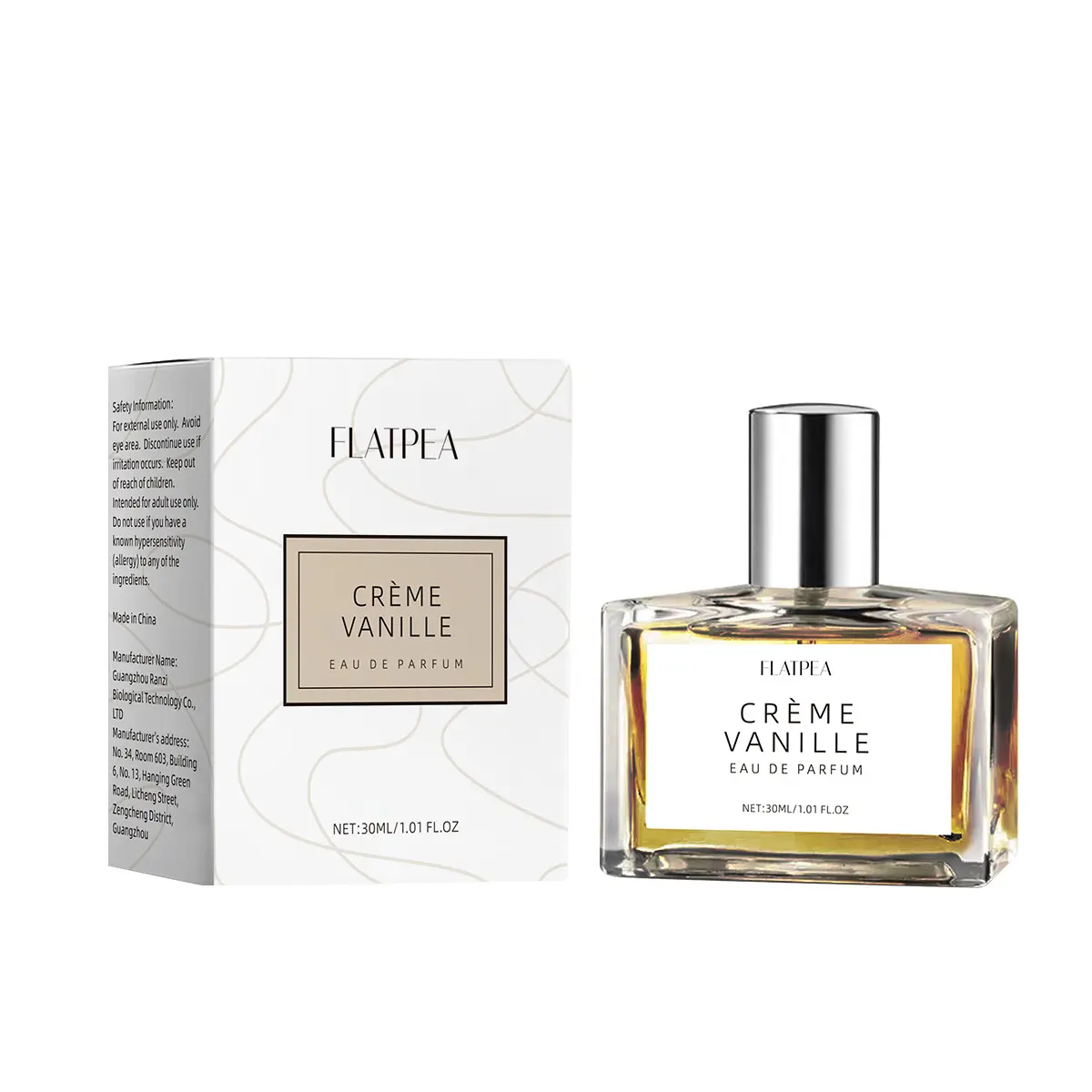 Cream Vanilla Jasmine Amber Perfume, Creamy Vanilla Scent, Floral Scents Perfume, Floral Essence Fragrance, Natural Fresh Scent Long-Lasting Fragrance, Daily Summer Fragrance, Women's Daily Wear Cologne, Aromatic Floral