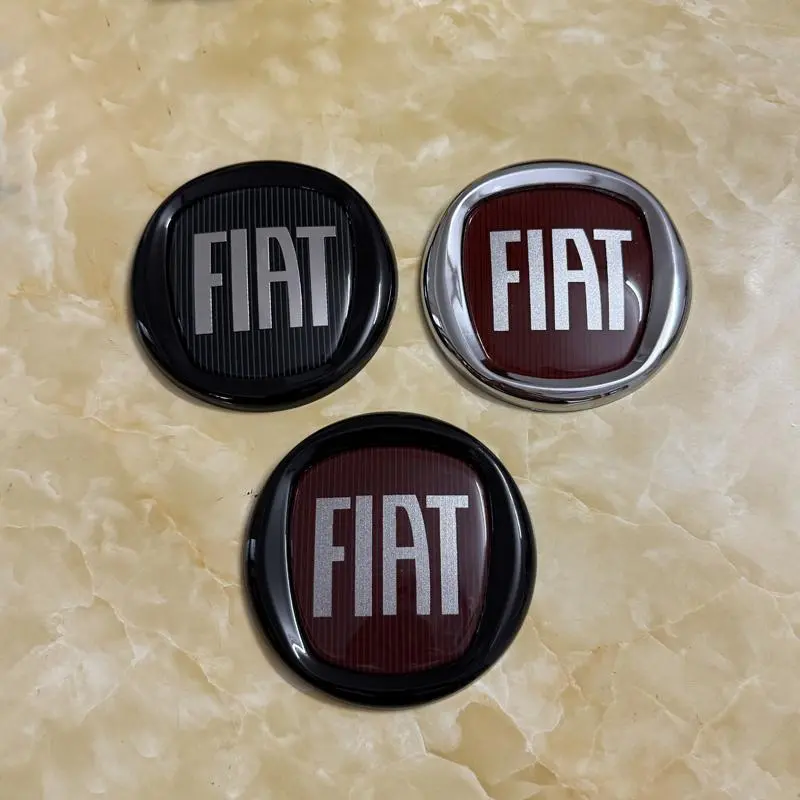 for FIAT Tipo356 Strada Panda Ottimo Fullback Qubo Pulse TopolinoHood Emblem Car Front Bonnet Logo Trunk Cover Badge car sticker
