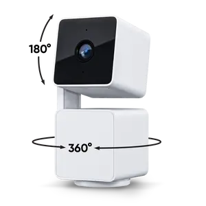 Wyze Cam Pan v3 — #1 Security Camera on TikTok! Wired, Indoor/Outdoor Pan Tilt Zoom (PTZ) w/ 360 Degree Motion Tracking, Color Night Vision, HD, WiFi