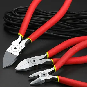 OUDISI nozzle pliers |     Diagonal cutters, small diagonal pliers, micro pliers, made of chromium-vanadium steel, plastic handle, for professional use