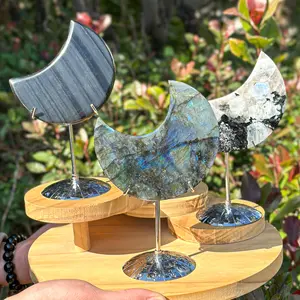 【Bliss Live】 Natural Crystal Sphere Tower Carving CustomizeKit For Home Decoration