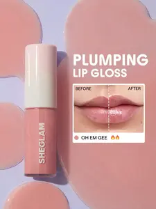 SHEGLAM Hot Goss Plumping Lip Gloss – Oh Em Gee High-Shine Volumizing Gloss