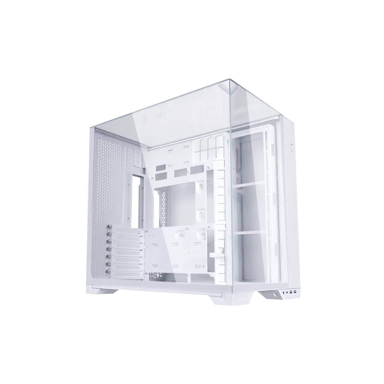 LIAN LI O11 vision compact white color Aluminum / Steel / Tempered Glass ATX Mid Tower computer Case ----O11VPW LIAN LI O11 vision compact white color Aluminum / Steel / Tempered Glass ATX Mid Tower computer Case ----O11VPW