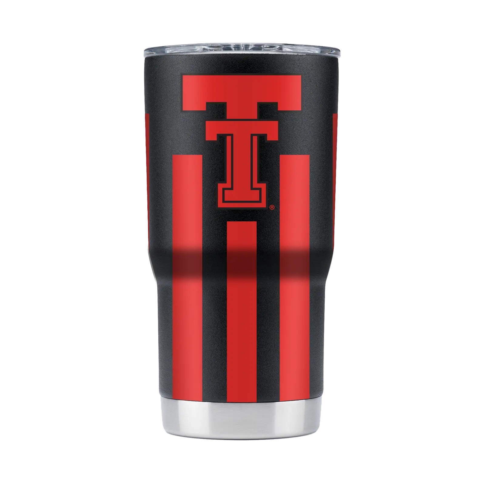 Texas Tech 100th Anniversary 20oz Black Insulated Stainless Steel BPA-Free Leak-Proof Heat-Resistant Fan-Approved Vacuum Flask Tumbler for Adults, 500-1000 ml Flasks