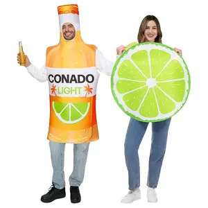 Couples Halloween Costumes, Adult Couple Funny Food Costume for Halloween Cosplay Party