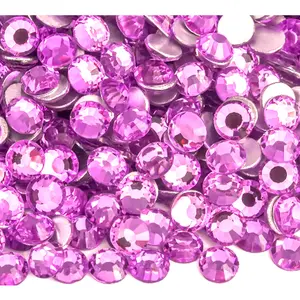 Lavender Glass Rhinestones