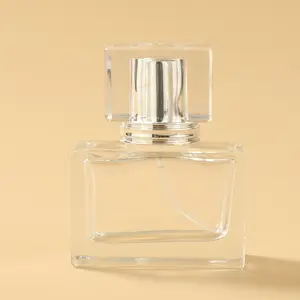 30ml Empty Perfume Bottle, Clear Portable Daily Travel Spray Bottle For Cosmetic, Mini Perfume Container, Makeup & Perfume Accessories , Travel Essentials