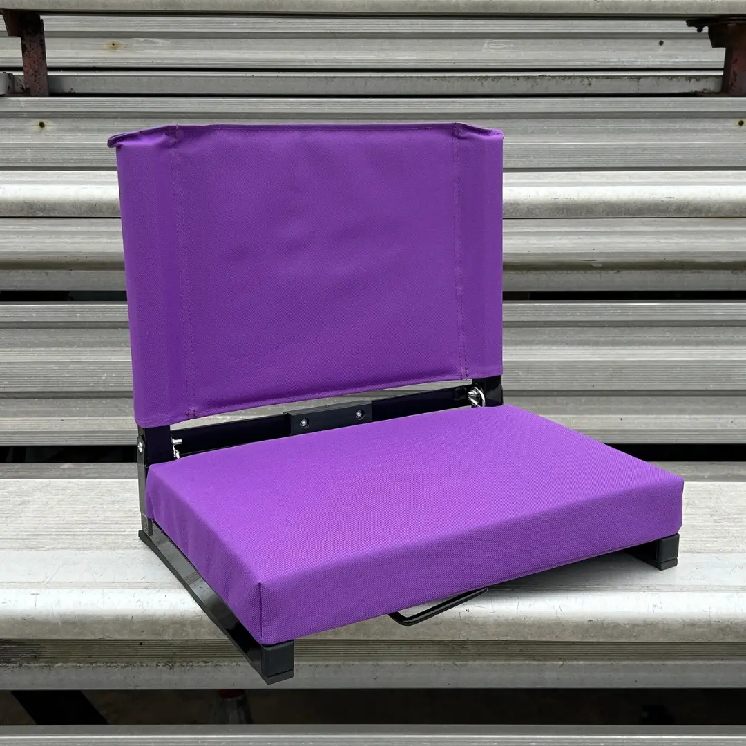 Purple Folding Stadium Seat