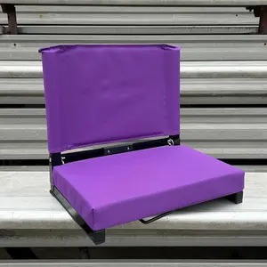 Purple Folding Stadium Seat