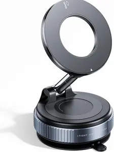 Upgraded Vacuum Magnetic Car Phone Holder 360° Reinforced 96LBS Ultra Suction Cup Phone