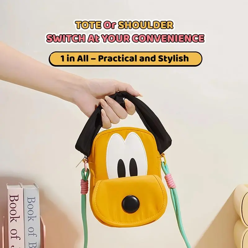 Disney Pluto 95th Anniversary Limited Edition Ear Tote Bag Charming Disney Character Handbag for Women, Perfect for Daily Use & Disney Fan Collection#Summervibes